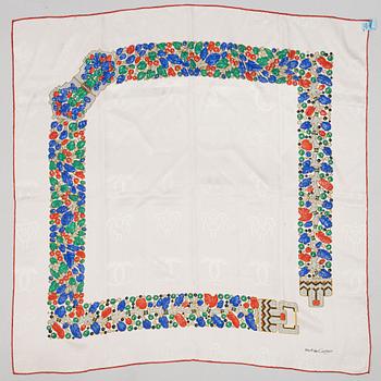 Cartier, scarf.