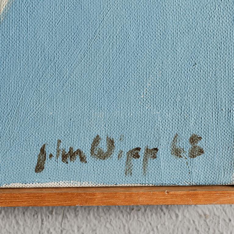 JOHN WIPP, olja på duk, signerad och daterad -68.