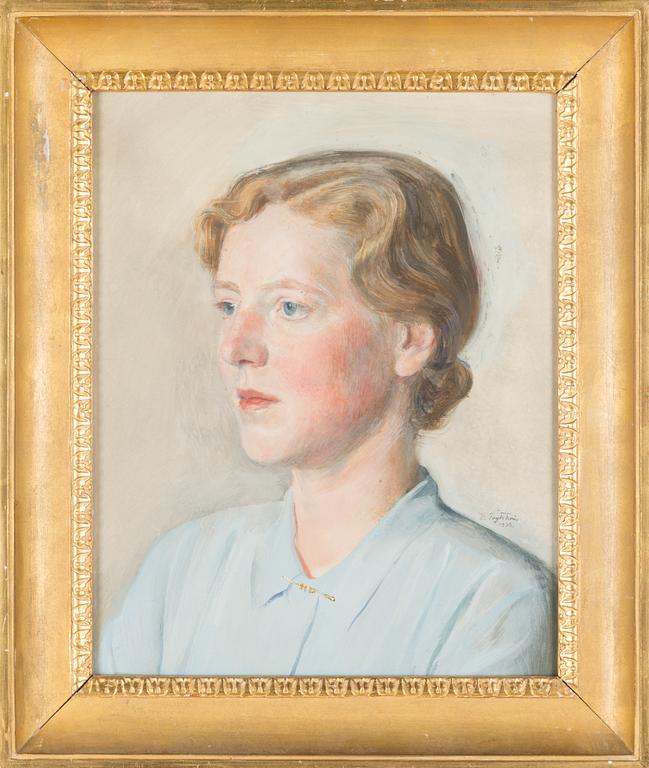 David Tägtström, watercolour, signed and dated 1936.