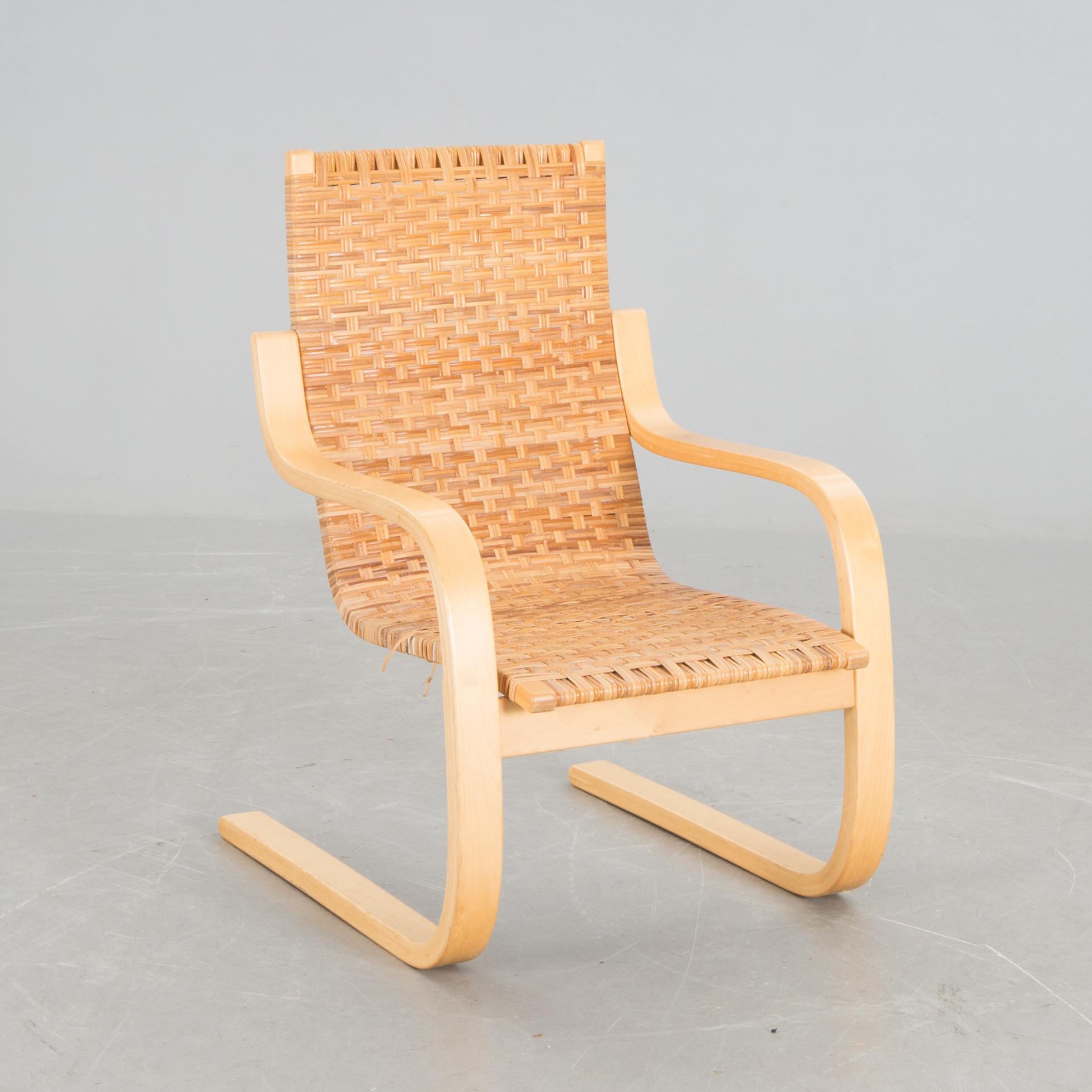 ALVAR AALTO, fåtölj, "406", Artek.