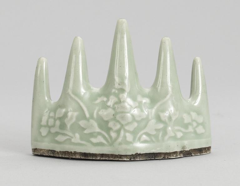 PENSELSTÄLL, porslin. Qing dynastin, 1800-tal.