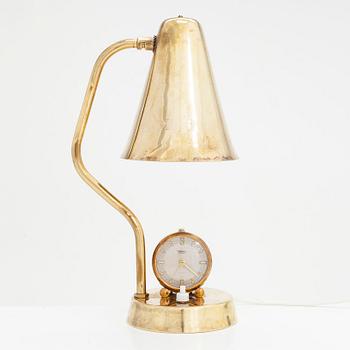 Bordslampa / Väckarklocka, Preluce/Precenta och Diehl Diletta, 1950-tal.