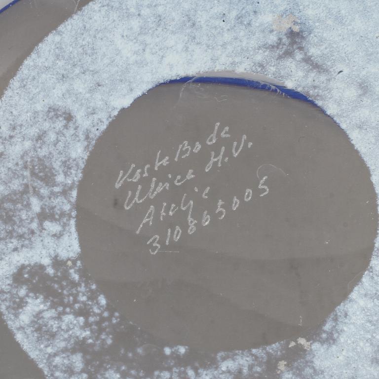 SKÅL, glas, Ulrika Hydman-Vallien, Kosta Boda, sent 1900-tal.
