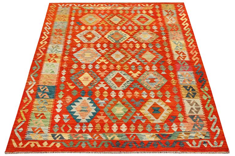 A Kilim carpet, c. 248 x 179 cm.