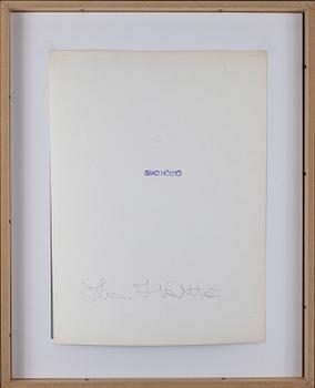 ISMO HÖLTTÖ, silvergelatinfotografi, signerad och stämplad a tergo, konstnärens avdrag 1969. Vintage.
