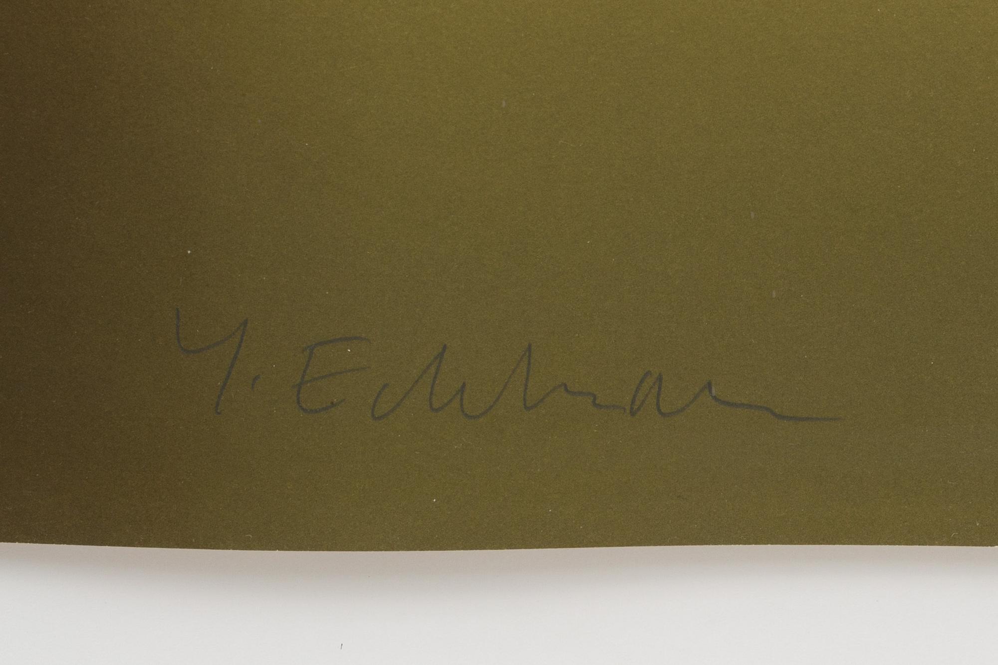 YRJÖ EDELMANN, färglitografi, signerad och numrerad 172/250.