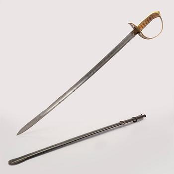 Sabel, för manskap vid kavalleriet, m/1867-93.