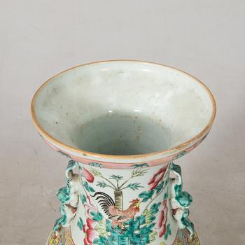 Floor vase China circa 1900 porcelain.