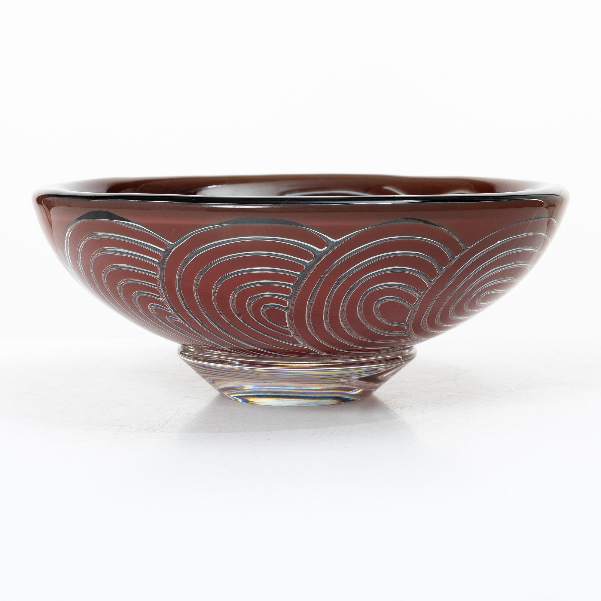 Ingeborg Lundin, Bowl, “Ariel”, Orrefors.