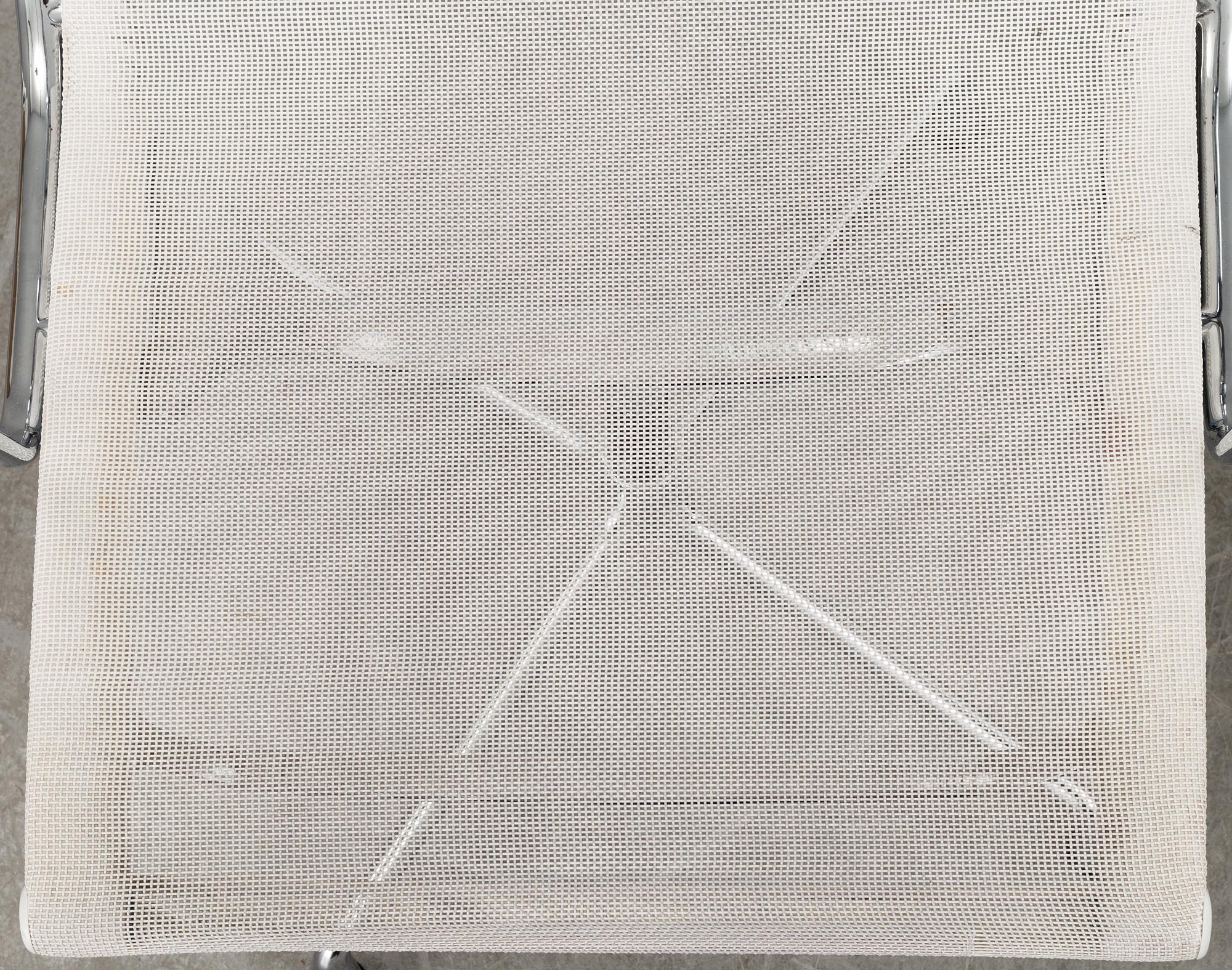 A pair of 'EA 108' desk chairs by Charles & Ray Eames for Vitra.