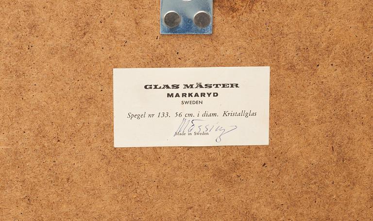 SPEGEL. Glas Mäster Markaryd. 1900-talets mitt.