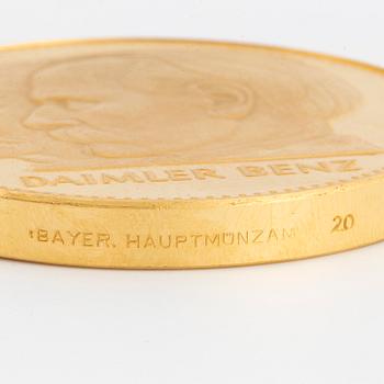 DAIMLER BENZ,gold medal.