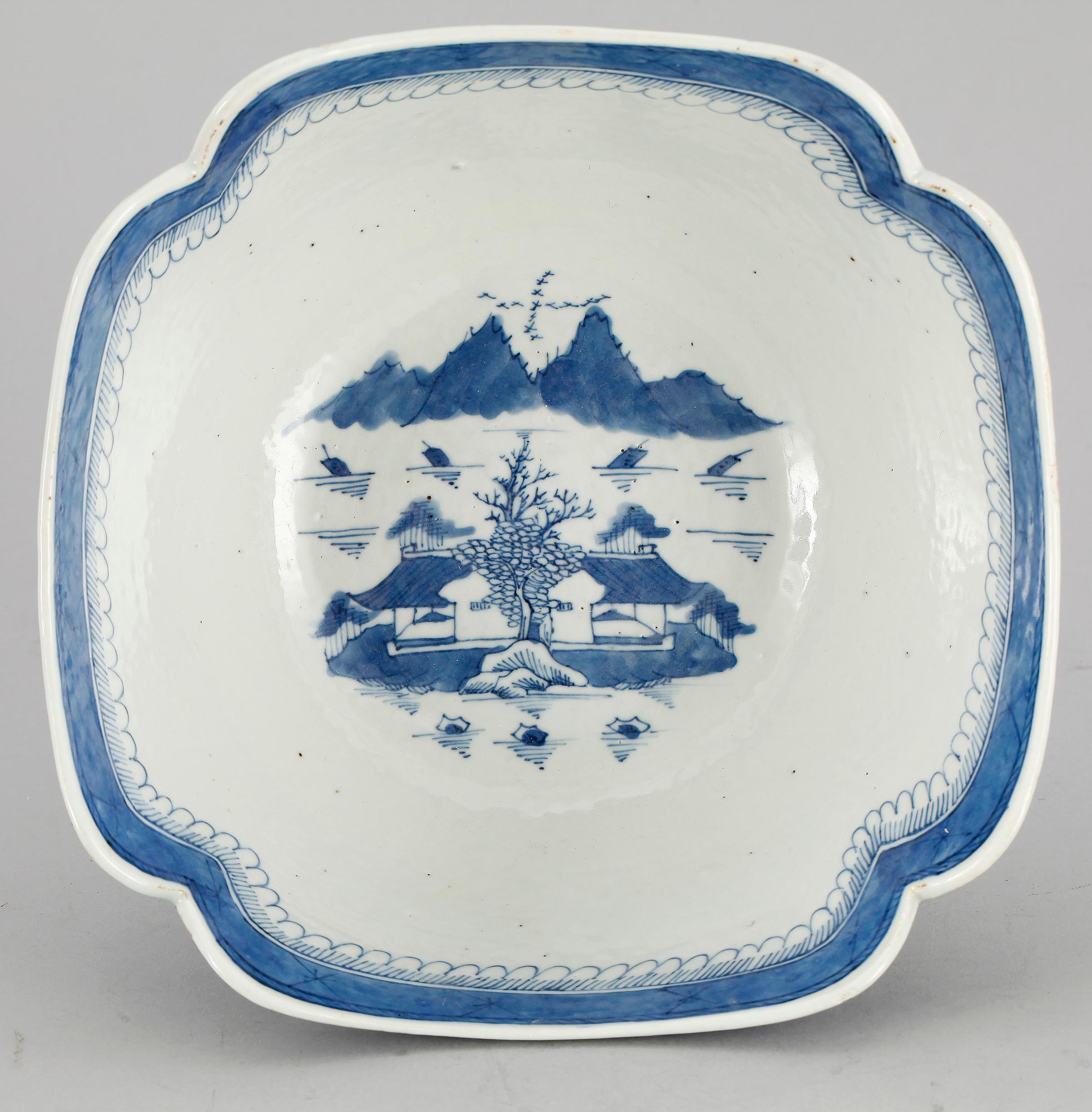 SKÅL, porslin, Kina 1800-talets första hälft.