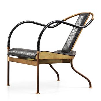 Mats Theselius, A Mats Theselius 'el Rey' easy chair by Källemo Sweden post 1999.