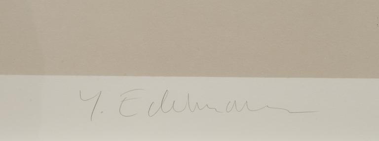 YRJÖ EDELMANN, färglitografi, signerad och numrerad 92/175.
