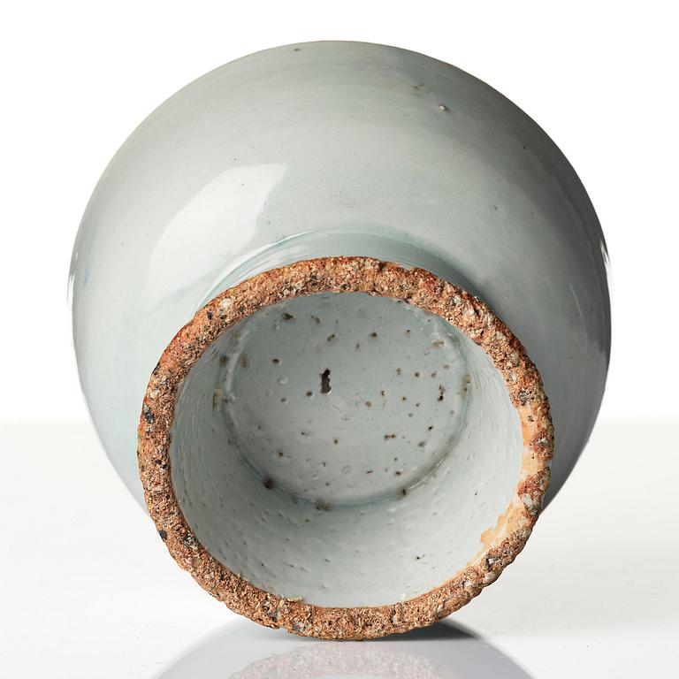 Offerskål, porslin. Korea, Joseon, 1800-tal.