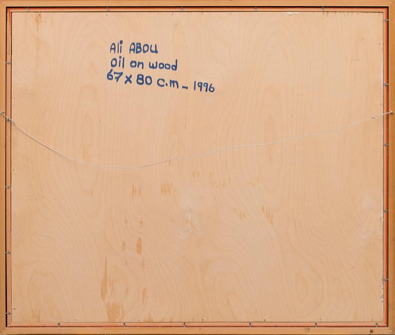 ALI ABOU, olja på pannå, signerad och daterad -96.
