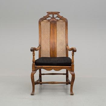 KARMSTOL, senbarockstil, 1800-tal.