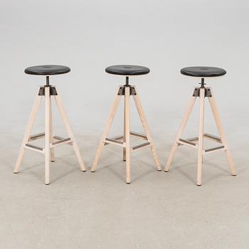 Bar stools, 6 pieces, SA Möbler, 21st century.