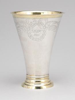 BÄGARE, silver, Magnus Söderberg, Visby 1815. Tot vikt ca 430g.