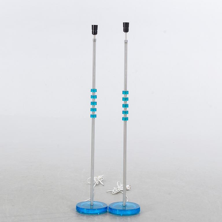 CARL FAGERLUND, golvlampor ett par 1900-talets andra hälft.