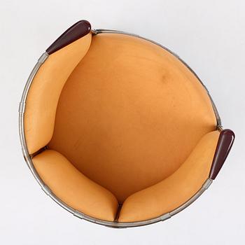 Mats Theselius, fåtölj, "Älgskinnsfåtöljen", ed. 52/360, Källemo, Värnamo, efter 1991.