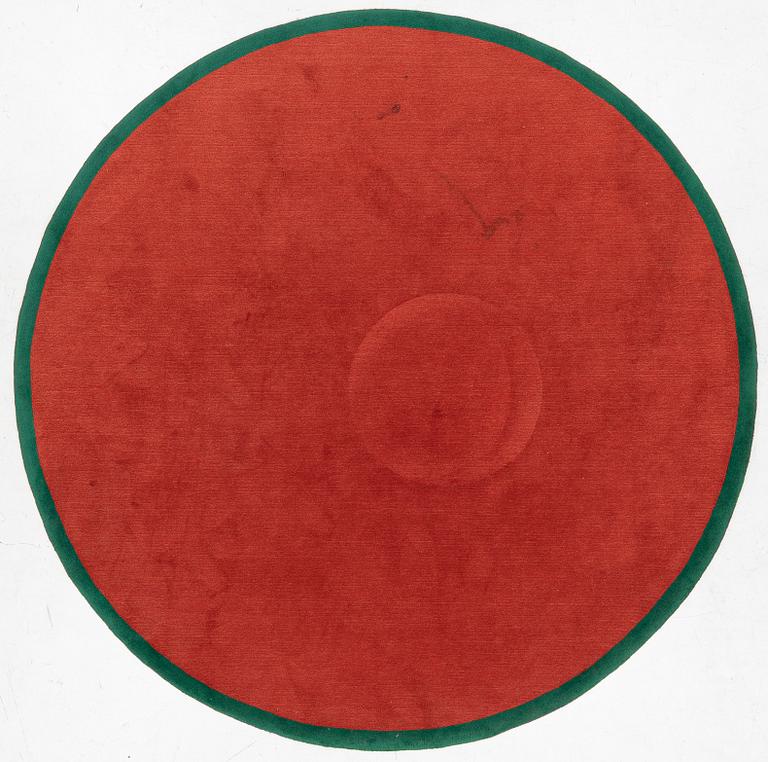 Gunilla Lagerhem Ullberg, matta, tufftad, Kasthall, diameter  ca 300 cm.