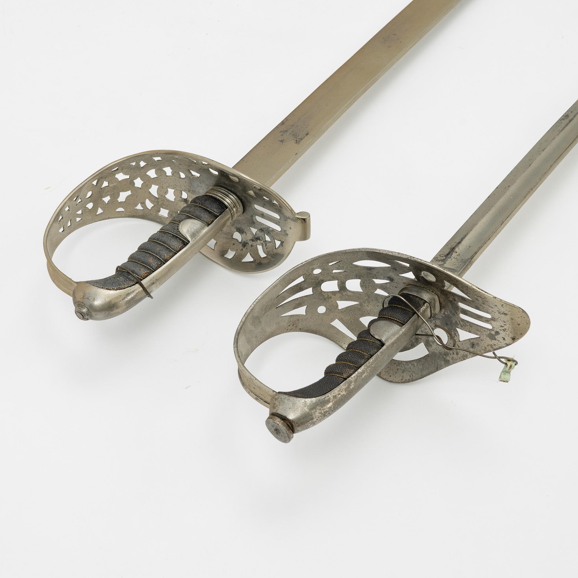 Two swords, 19th century.