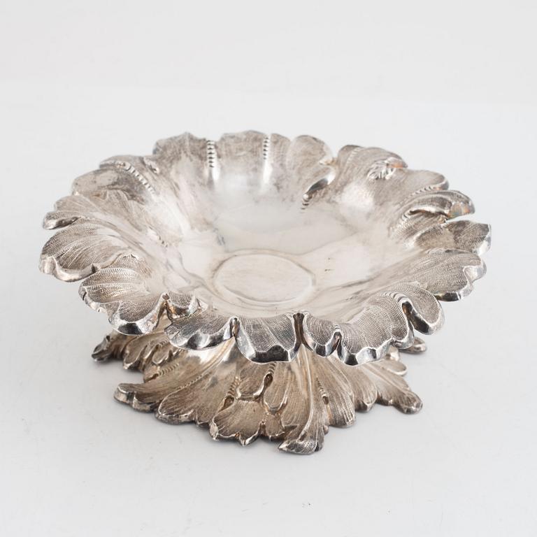 Gustaf Möllenborg, a silver bowl, Stockholm, Sweden, 1857.