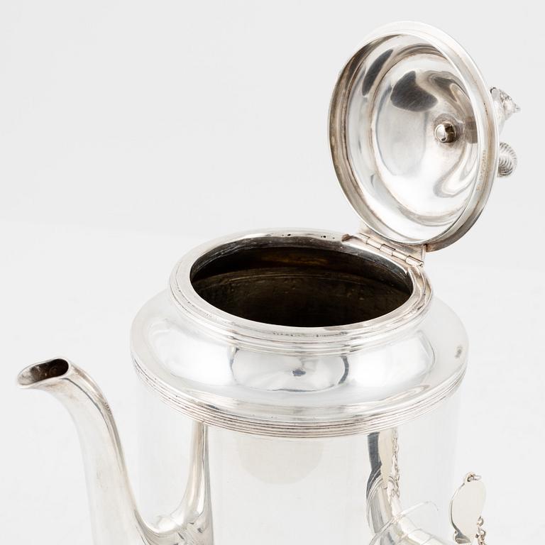 A Swedish silver coffee pot, Sven Carlman, Firm CF Carlman, Stockholm 1947.