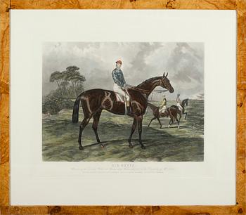 GRAVYRER, 2 st, bl a efter Stephen Pearce, England, 1800-tal.