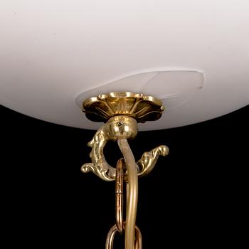 A late 19th-century chandelier.