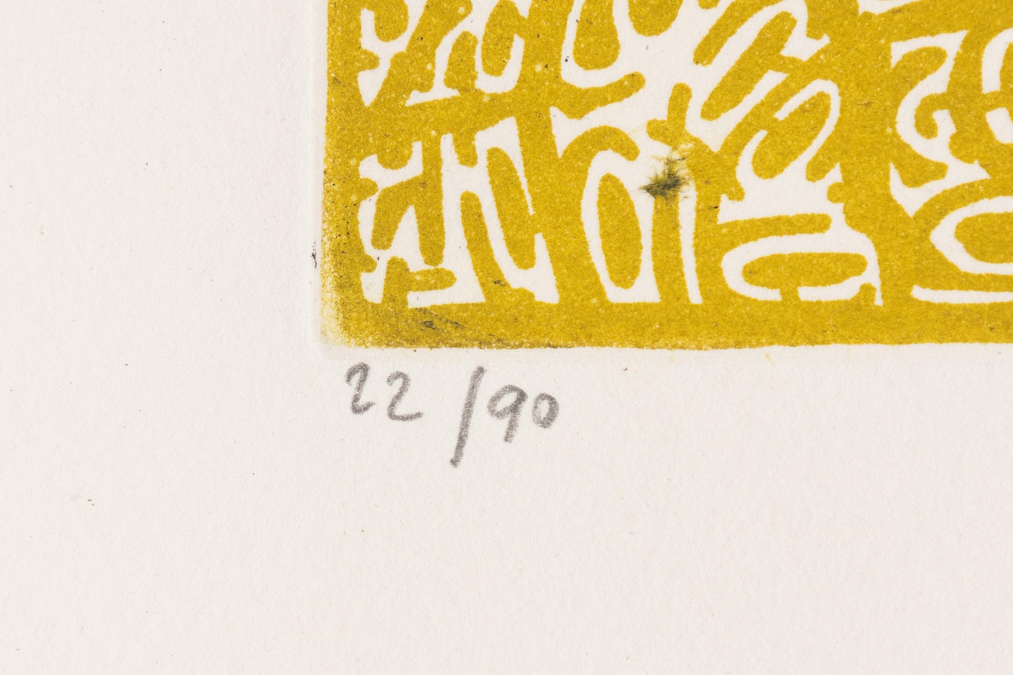 Folder with graphic prints by various artists "Les Hypergraphies".
