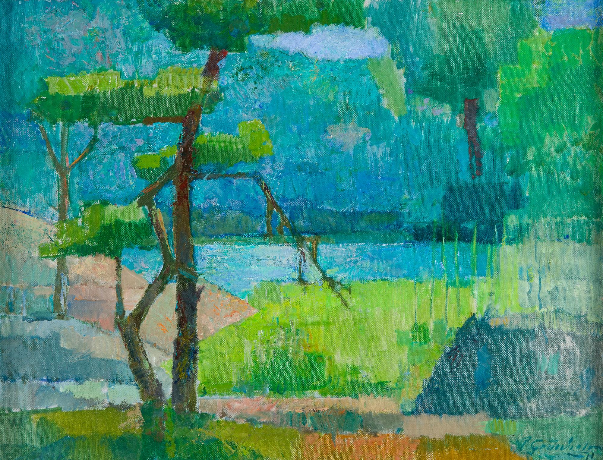 Paul Grönholm, Vehreä maisema.