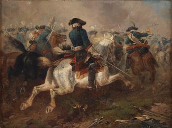 RICHARD BEAVIS, oil on canvas, signed and dated -72.