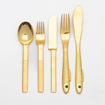 Gunnar Cyrén, cutlery service, "Nobel", Yamazaki and Gense (70 pieces).