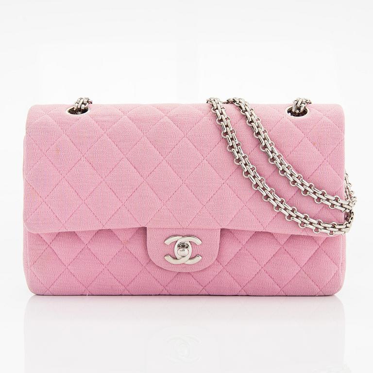 Chanel, "Pink Jersey Double Flap Bag", väska, 1997-1999.