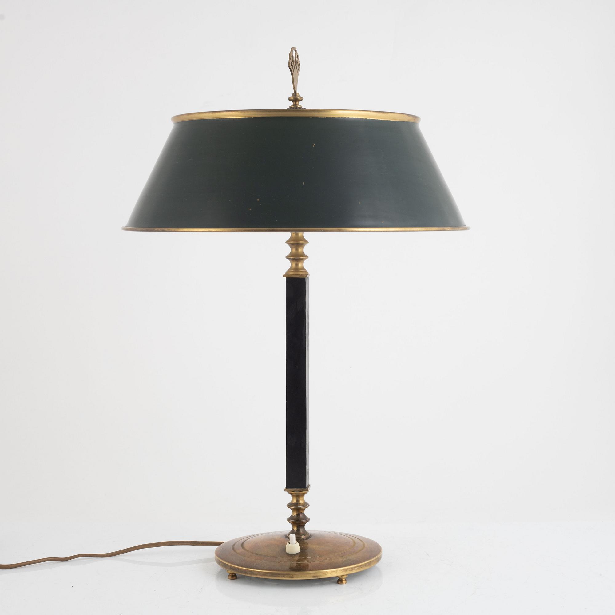 Harald Notini, table lamp, model "6942", Arvid Böhlmarks Lampfabrik, Stockholm 1930s.