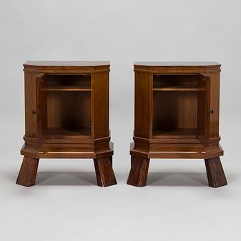 Birger Hahl, sängbord, ett par, 1920-tal.