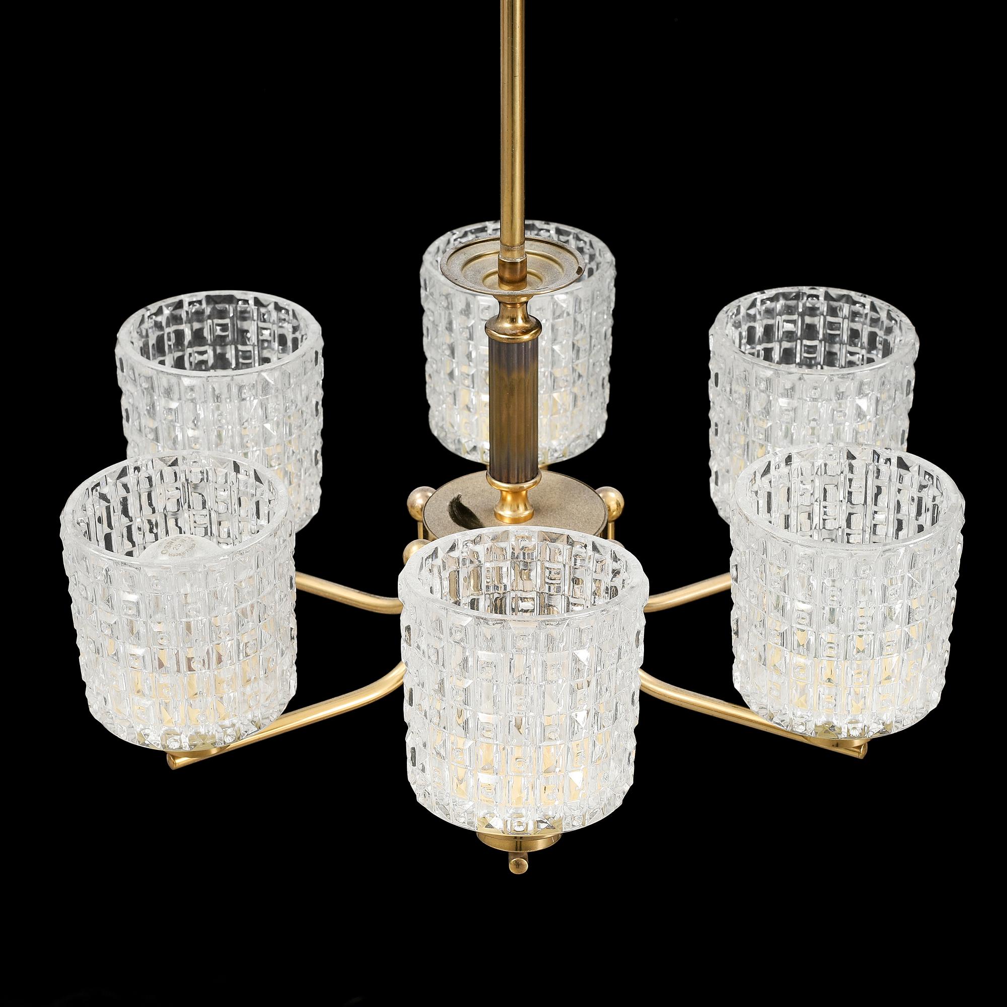 A ceiling lamp, second half 1900's.