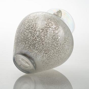 A Murano glass vase, Seguso scavo/escavation technique.