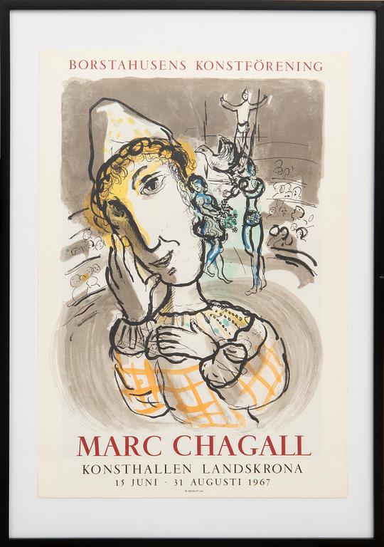 Marc Chagall, "The Circus with the Yellow Clown" 1967.