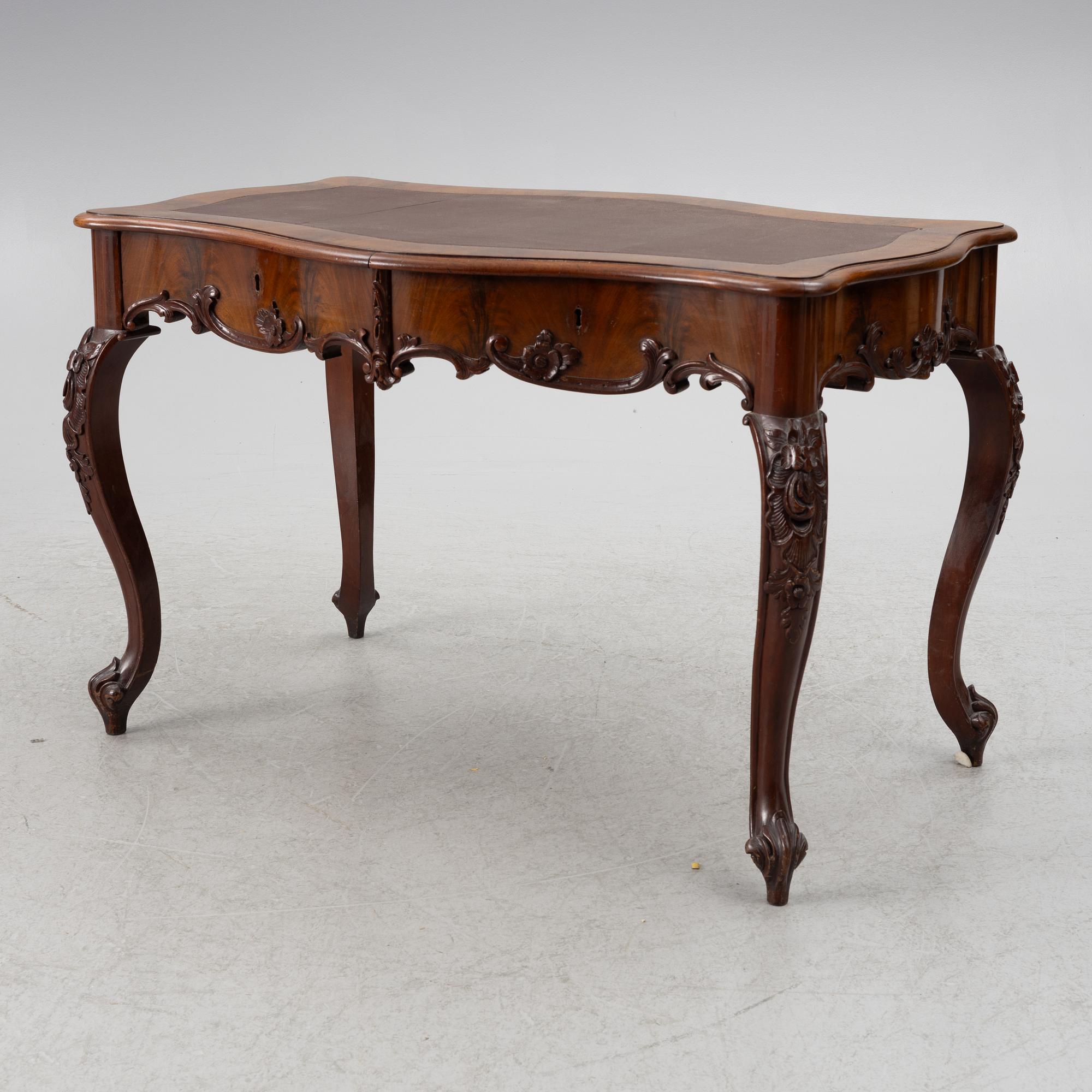 Skrivbord, nyrokoko, 1800-tal.