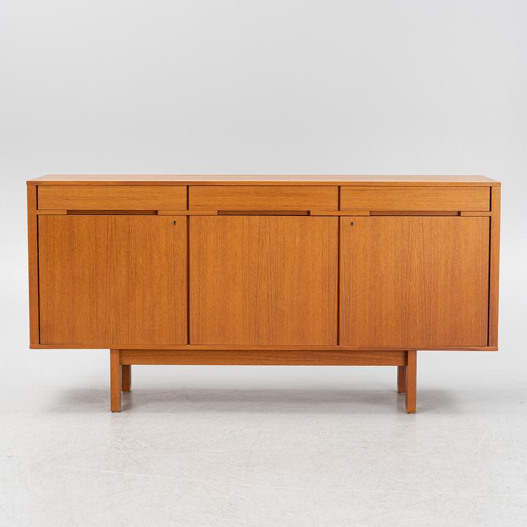 A teak veneered sideboard, 1960's.