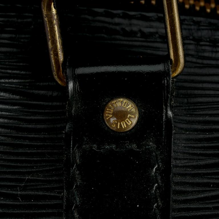 VÄSKA, "Keepall 55 Epi Black", Louis Vuitton, 1989.
