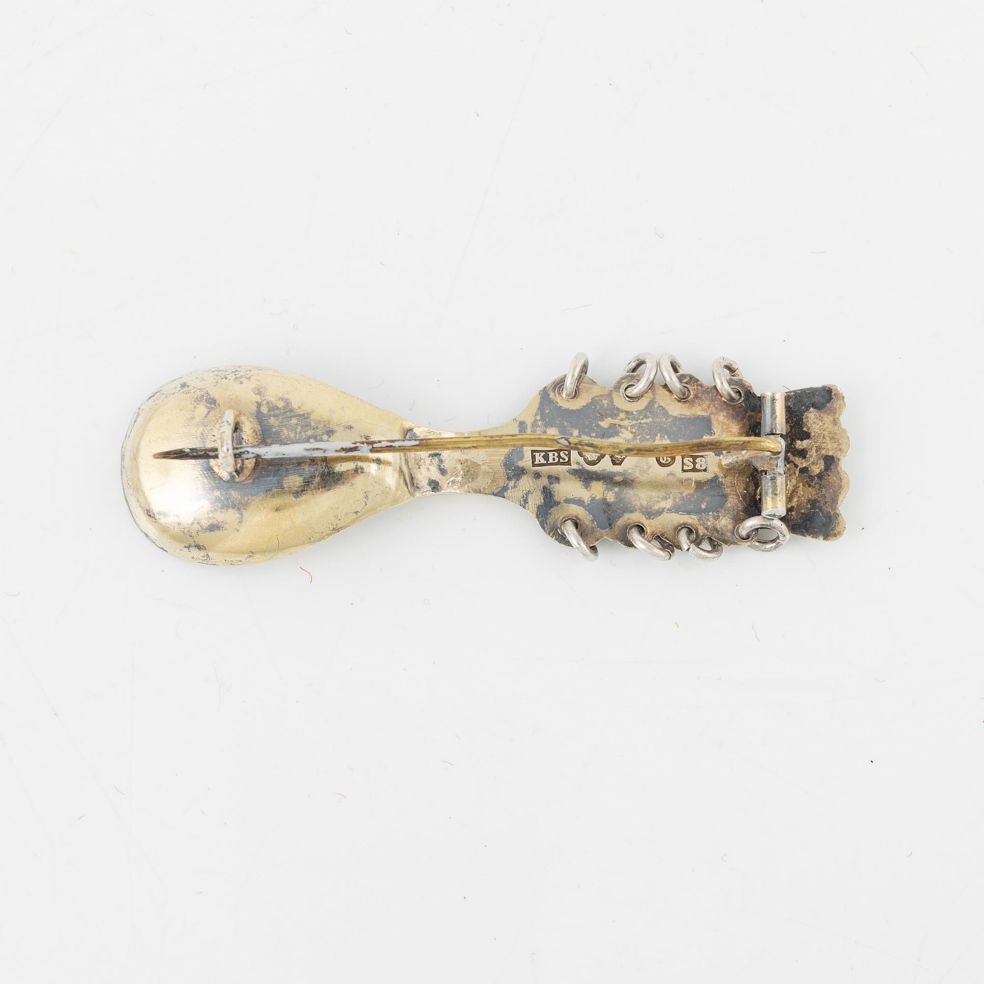 Four pieces of Sami silver, 19th-20th Century.