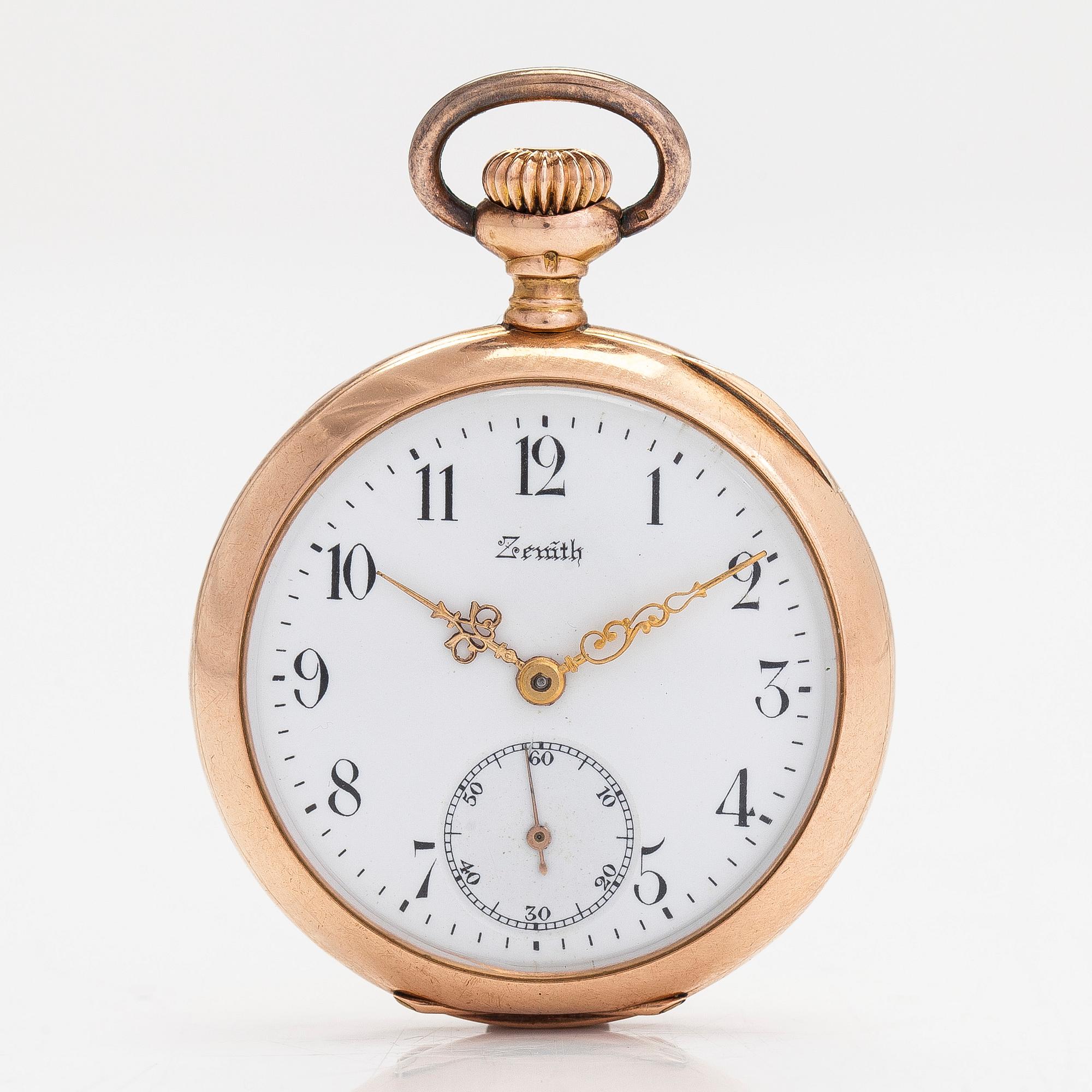 Zenith, mormorsur, 34,5 mm.