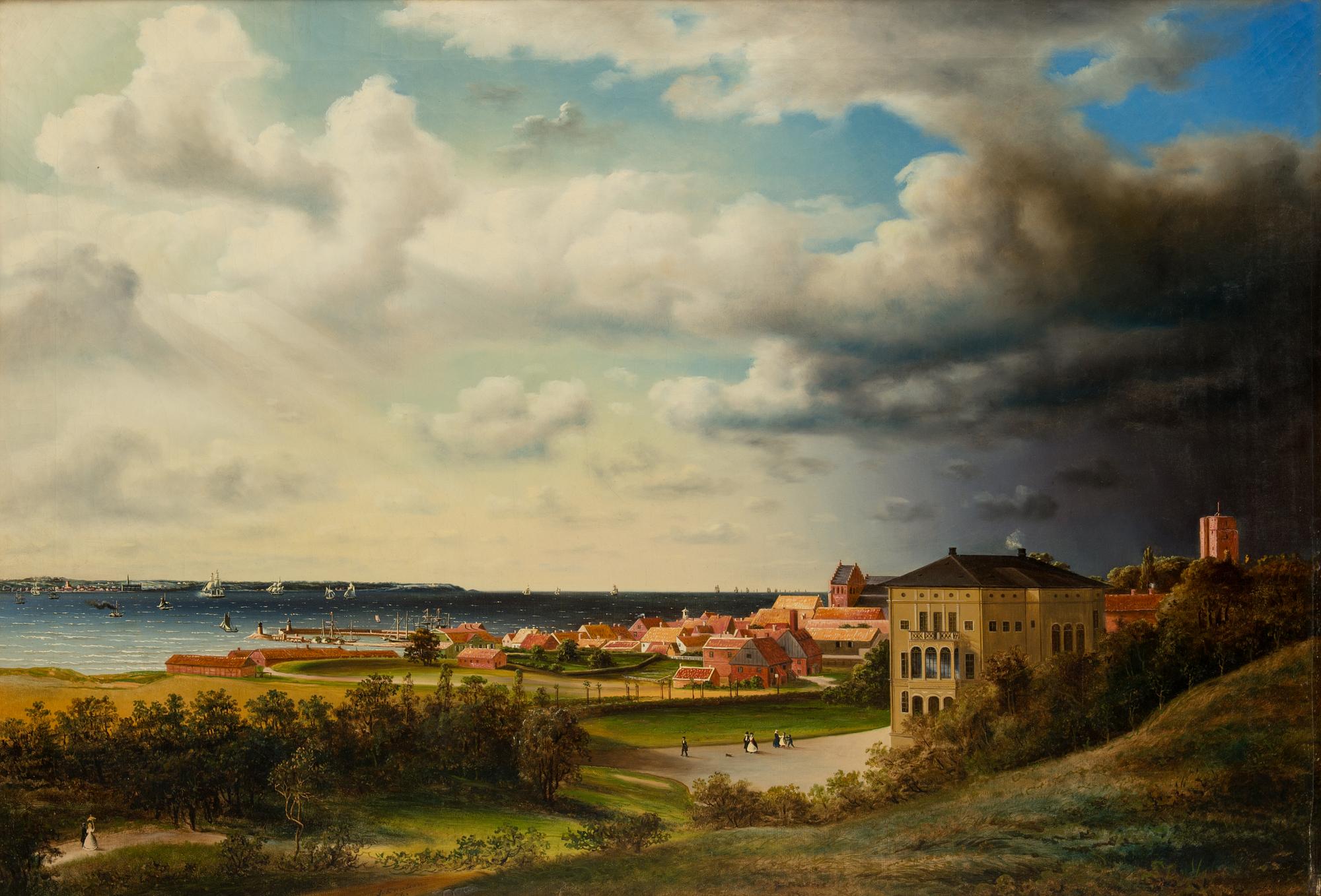 Johan Knutson, 'View from Sweden to Denmark'.