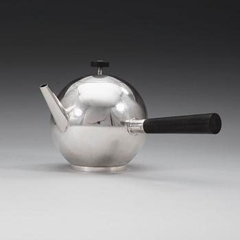 An Estrid Ericson silver teapot by Svenskt Tenn, Stockholm 1931.