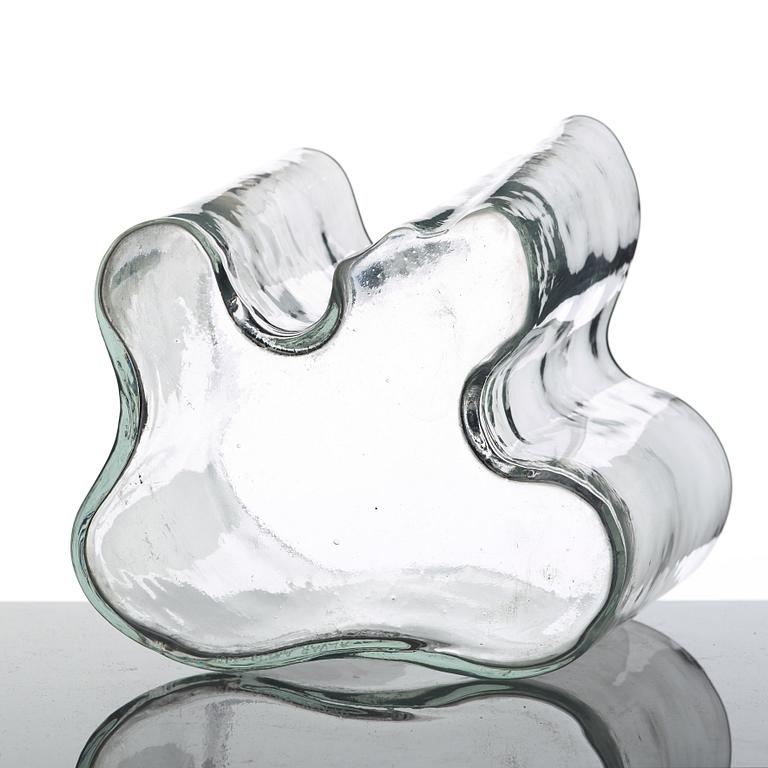 Alvar Aalto, a "model 3031" glass vase, Iittala, Finland probably 1950-60's.